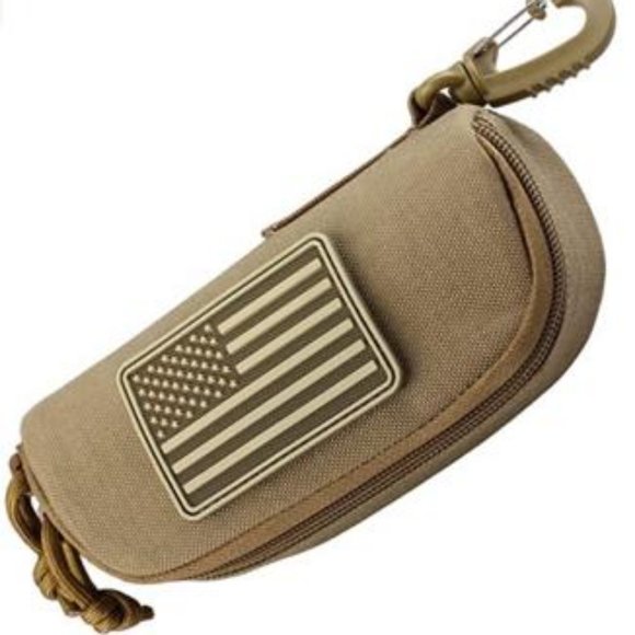 FLAPI Tactical Molle Sunglasses Pouch USA Flag - Picture 1 of 3